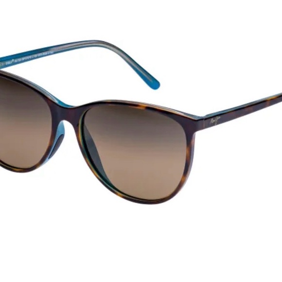 Maui Jim Ocean Sunglasses - Tortoise with blue main image 4